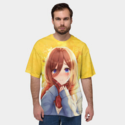 Футболка оверсайз мужская Пять невест, цвет: 3D-принт — фото 2