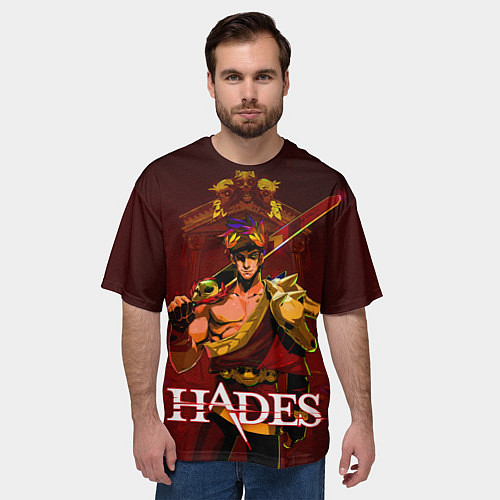 Мужская футболка оверсайз Zagreus Hades / 3D-принт – фото 3