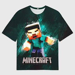 Футболка оверсайз мужская MINECRAFT, цвет: 3D-принт