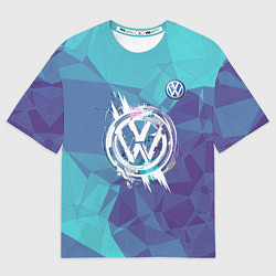 Футболка оверсайз мужская VOLKSWAGEN, цвет: 3D-принт