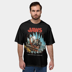 Футболка оверсайз мужская Jaws cinema, цвет: 3D-принт — фото 2
