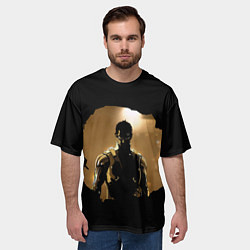 Футболка оверсайз мужская Взгляд Адама, цвет: 3D-принт — фото 2