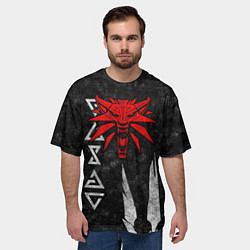 Футболка оверсайз мужская THE WITCHER 6, цвет: 3D-принт — фото 2