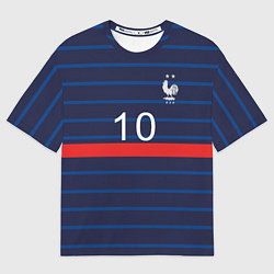 Футболка оверсайз мужская Mbappe Франция, цвет: 3D-принт