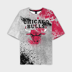 Футболка оверсайз мужская CHICAGO BULLS 8, цвет: 3D-принт