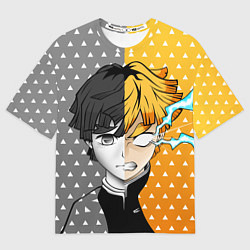 Футболка оверсайз мужская ПУТЬ ЗЕНИЦУ КЛИНОК, цвет: 3D-принт