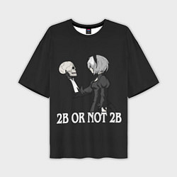 Футболка оверсайз мужская 2B OR NOT 2B, цвет: 3D-принт