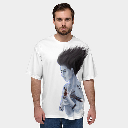 Мужская футболка оверсайз Дух / 3D-принт – фото 3