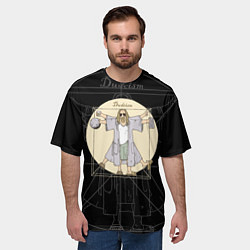 Футболка оверсайз мужская Dudeism Большой Лебовский, цвет: 3D-принт — фото 2