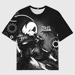 Футболка оверсайз мужская 2B Nier: Automata, цвет: 3D-принт