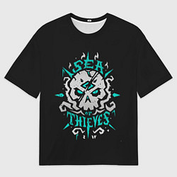 Футболка оверсайз мужская Пиратское море, цвет: 3D-принт