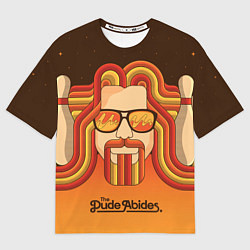 Футболка оверсайз мужская The Dude Abides, цвет: 3D-принт