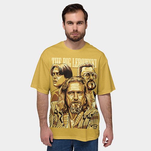 Мужская футболка оверсайз The Big Lebowski / 3D-принт – фото 3