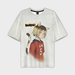 Футболка оверсайз мужская Кенма Козуме Haikyuu!!, цвет: 3D-принт