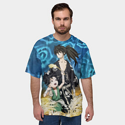 Футболка оверсайз мужская Хяккимару с Такебо Дороро Z, цвет: 3D-принт — фото 2