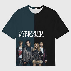 Футболка оверсайз мужская Maneskin New heroes, цвет: 3D-принт
