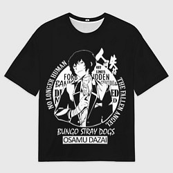 Футболка оверсайз мужская Осаму Дазай Бродячие псы, цвет: 3D-принт