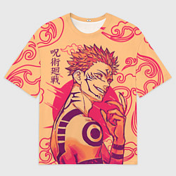 Футболка оверсайз мужская Sukuna Japan, цвет: 3D-принт