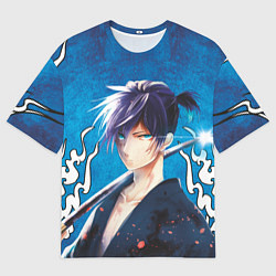 Футболка оверсайз мужская Бездомый Бог Ятогами, цвет: 3D-принт