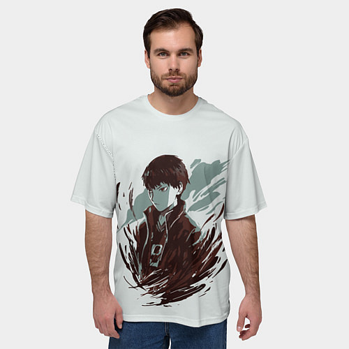 Мужская футболка оверсайз ТОБИО КАГЕЯМА / 3D-принт – фото 3