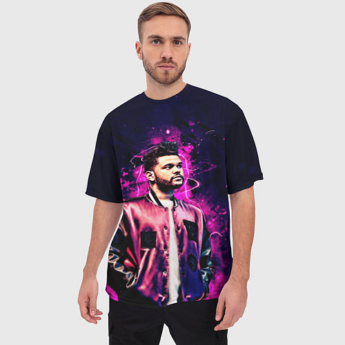 Мужская футболка оверсайз The Weeknd / 3D-принт – фото 3