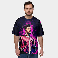 Футболка оверсайз мужская The Weeknd, цвет: 3D-принт — фото 2