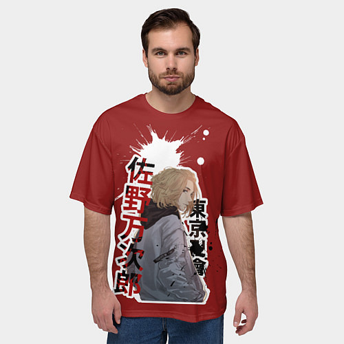 Мужская футболка оверсайз Tokyo Revengers anime / 3D-принт – фото 3