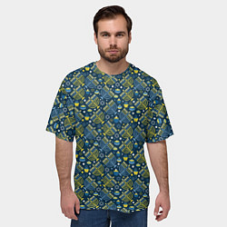 Футболка оверсайз мужская Israel, цвет: 3D-принт — фото 2