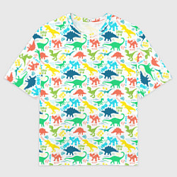 Футболка оверсайз мужская DINOSAUR, цвет: 3D-принт