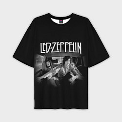 Футболка оверсайз мужская Led Zeppelin, цвет: 3D-принт