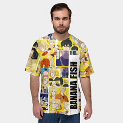 Футболка оверсайз мужская Banana Fish, цвет: 3D-принт — фото 2