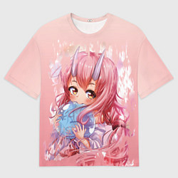 Футболка оверсайз мужская Мое перерождение в слизь, цвет: 3D-принт