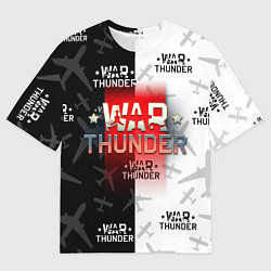 Футболка оверсайз мужская WAR THUNDER ВАР ТАНДЕР, цвет: 3D-принт