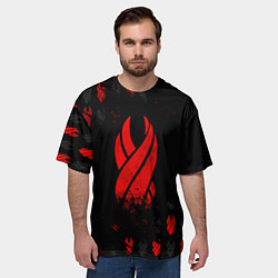 Футболка оверсайз мужская DEAD SPACE ОБЕЛИСК, цвет: 3D-принт — фото 2
