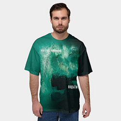 Футболка оверсайз мужская Nautilus Pompilius ПОДЪЁМ, цвет: 3D-принт — фото 2