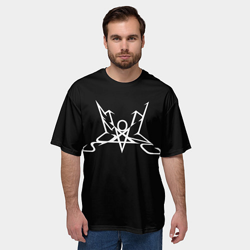 Мужская футболка оверсайз Summoning / 3D-принт – фото 3