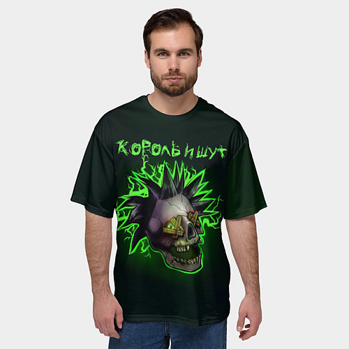 Мужская футболка оверсайз Король и Шут ГОРШОК / 3D-принт – фото 3