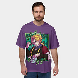 Футболка оверсайз мужская Dio Brando JoJo, цвет: 3D-принт — фото 2