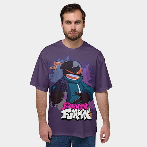 Мужская футболка оверсайз Friday Night Funkin УИТТИ / 3D-принт – фото 3