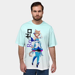 Футболка оверсайз мужская Феликс Аргайл Re: Zero, цвет: 3D-принт — фото 2