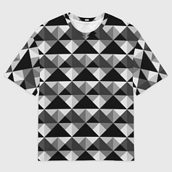 Футболка оверсайз мужская Современный геометрический, цвет: 3D-принт