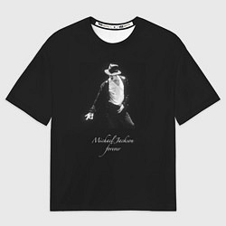 Футболка оверсайз мужская Майкл Джексон Билли Джин, цвет: 3D-принт