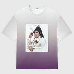 Футболка оверсайз мужская Майкл Джексон навсегда, цвет: 3D-принт