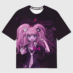 Футболка оверсайз мужская Джунко Эношима Данганронпа, цвет: 3D-принт