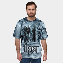 Футболка оверсайз мужская Группа Ария, цвет: 3D-принт — фото 2