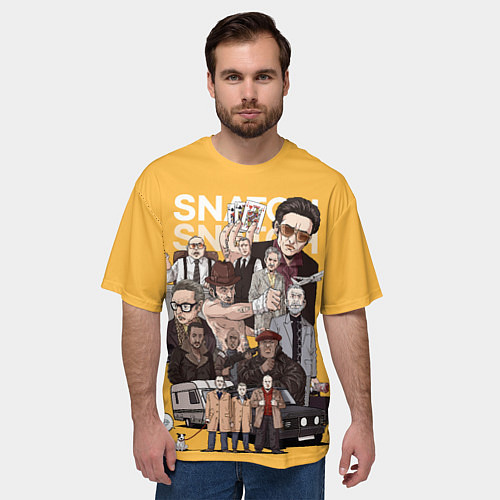 Мужская футболка оверсайз Большой куш / 3D-принт – фото 3