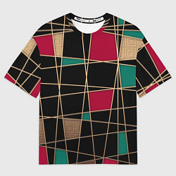 Футболка оверсайз мужская Модный абстрактный узор, цвет: 3D-принт