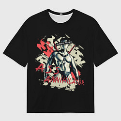 Футболка оверсайз мужская Ass annihilator SF 3D, цвет: 3D-принт
