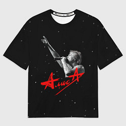 Футболка оверсайз мужская АлисА Константин Кинчев, цвет: 3D-принт