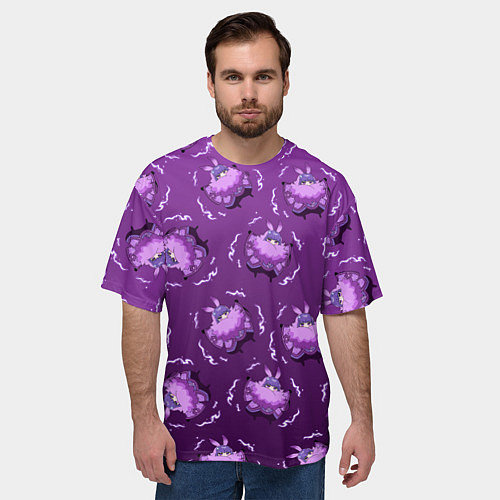 Мужская футболка оверсайз БААЛ BAAL ГЕНШИН / 3D-принт – фото 3